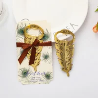 Golden-Feather-bottle opener-Wedding Gift