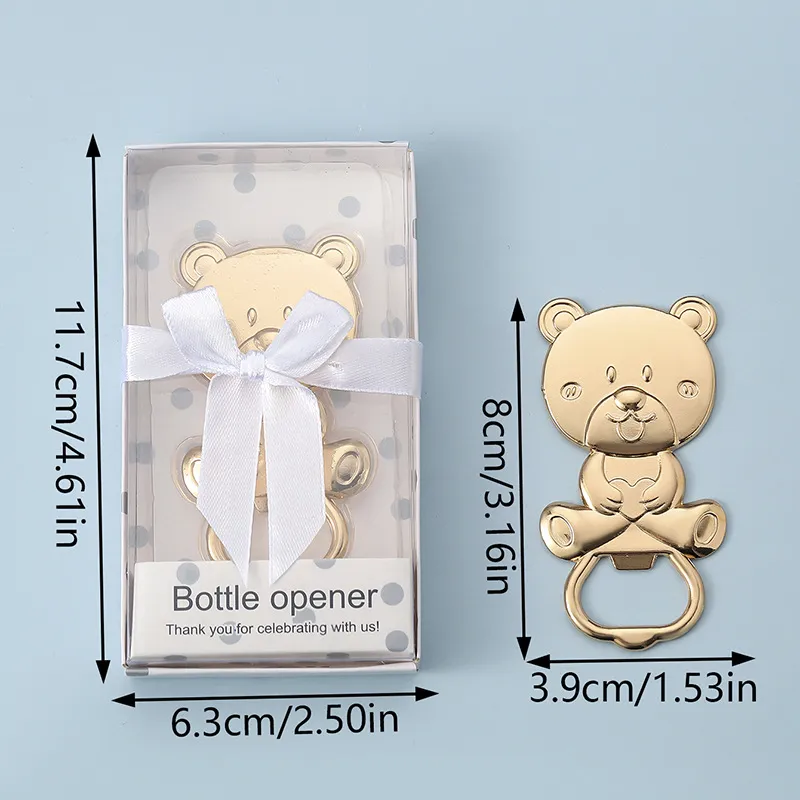 Golden- bear- bottle opener-Wedding Gift usage