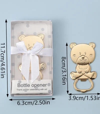 Golden- Bear- Bottle Opener-Wedding Gift Usage